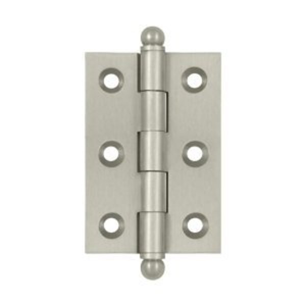CH2517U15 Cabinet Hinges W/ Ball Tips Brushed Nickel, 10PK, Deltana, Mfr#: CH2517U15-XCP10